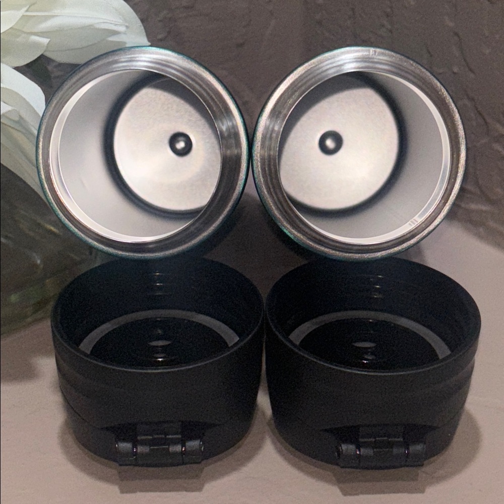 LocknLock Set of 2 Insulated Stainless Steel Tumblers ~ Teal - Picture 3 of 5